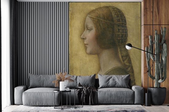 Papier peint - Papier peint Papier peint photo La Bella Principessa - Leonardo de Vinci - Largeur 190 cm x hauteur 260 cm