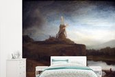 Papier peint - Papier peint photo peint Le moulin à vent - Rembrandt van Rijn - Largeur 315 cm x hauteur 260 cm