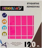 Pincello Zelfklevende Etiketten 20 X 37 Mm Papier Roze