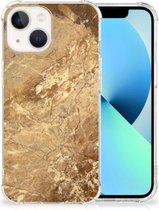 Telefoonhoesje  iPhone 13 Back Cover met transparante rand Marmer