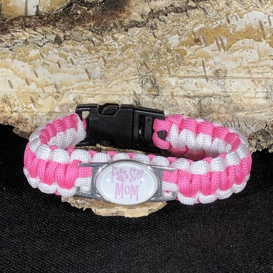 Foto: Goededoelen shop armband foster mom statement armband polsmaat tot 24 cm rescue paws statement sieraad dierenwelzijn wellness house