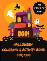 Halloween Coloring & Activity Book for Kids