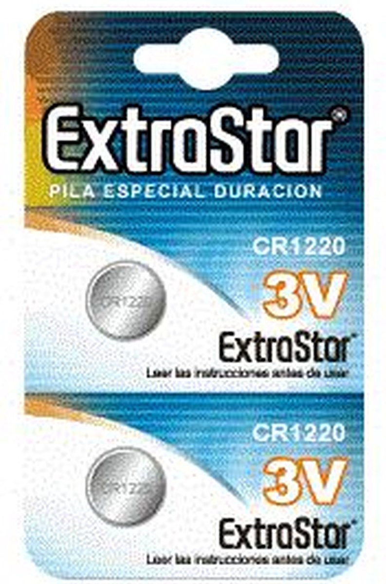EXTRASTAR | Cr1220 3v 2 Batteries Pack