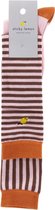 Kniekousen stripes peony pink Sticky Lemon