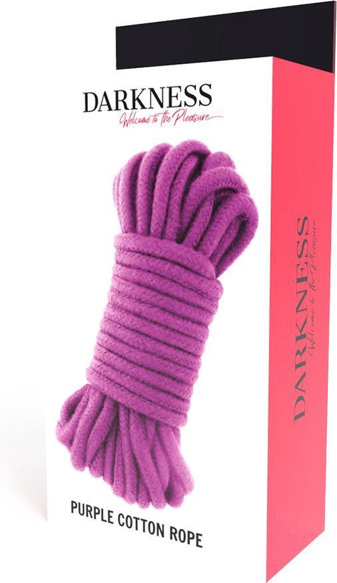 Goedkoopste Darkness Kinbaku - Bondagetouw - Linnen - Paars - 10 m