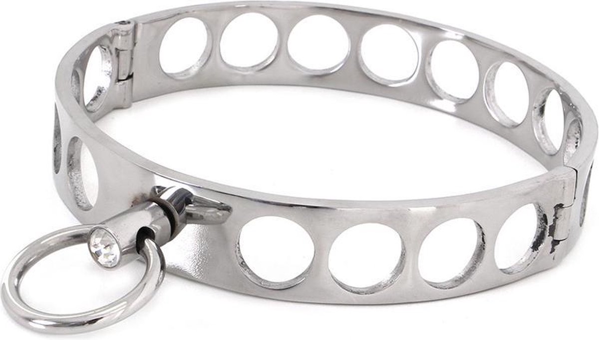 Goedkoopste Steel Collar Open Circles M 11.5 cm | Kiotos Steel