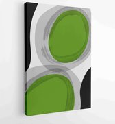 Abstracte muur kunst vector. Muurschildering 4 - Moderne schilderijen – Verticaal – 1899726868 - 80*60 Vertical