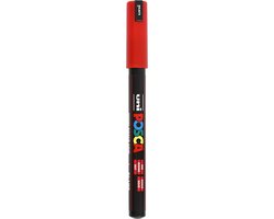 Krijtstift – Fineliner – Universele Marker – 15 Rood – Uni Posca Marker – PC-1MR – 0,7mm – 1 stuk