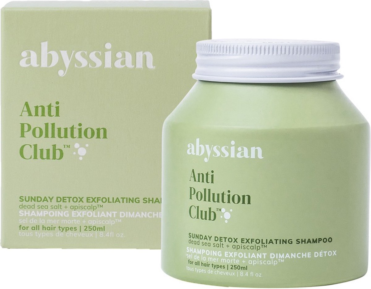 Abyssian - Anti Pollution Club Sunday Detox Exfoliating Shampoo - 250ml