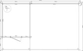 Blokhut met overkapping plat dak 250 x 300 + 100 / 400 x 400cm