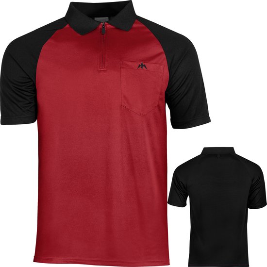 Mission Exos Cool FX Black & Red - Dart Shirt - L