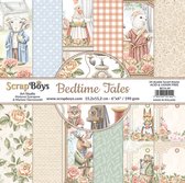 ScrapBoys Bedtime Tales paperpad 24 vl+cut out elements-DZ BETA-09 190gr 15,2x15,2cm