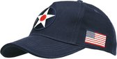 Baseballcap US Army Air Corps - Ster Donkerblauw