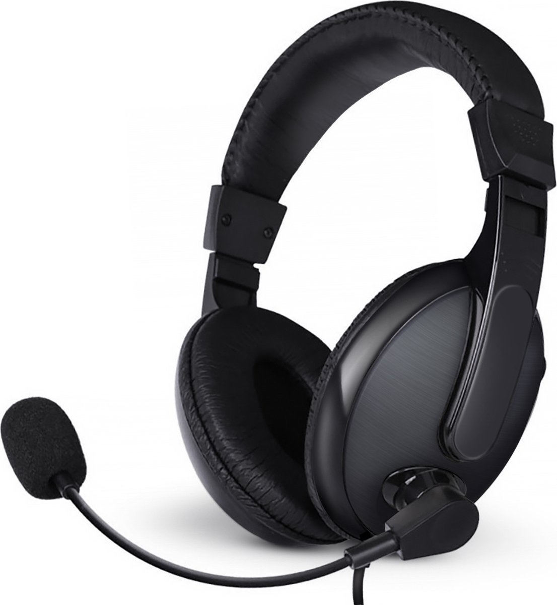 Stereo headset koptelefoon met microfoon voor PC, Laptop, Gaming, Skype, PS4 - QY