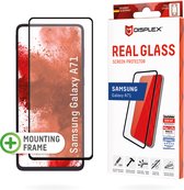 Displex Screenprotector Real Glass Full Cover voor de Samsung Galaxy A71