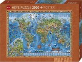 Puzzel Amazing World, 2000 Stukjes Heye 29846