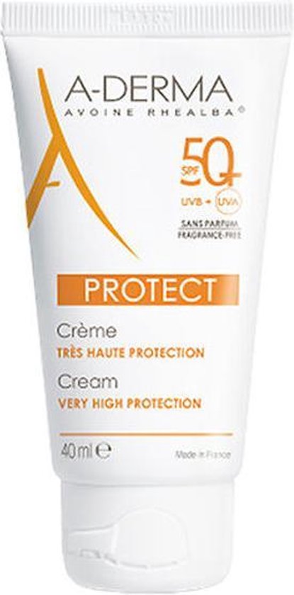 Zonnebrand crème A-Derma Protect Ongeparfumeerd SPF 50+ (40 ml)