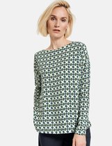 GERRY WEBER longsleeve met grafisch motief EcoVero