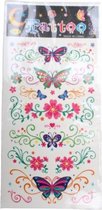 tattoovel vlinders junior 17 x 8 cm papier