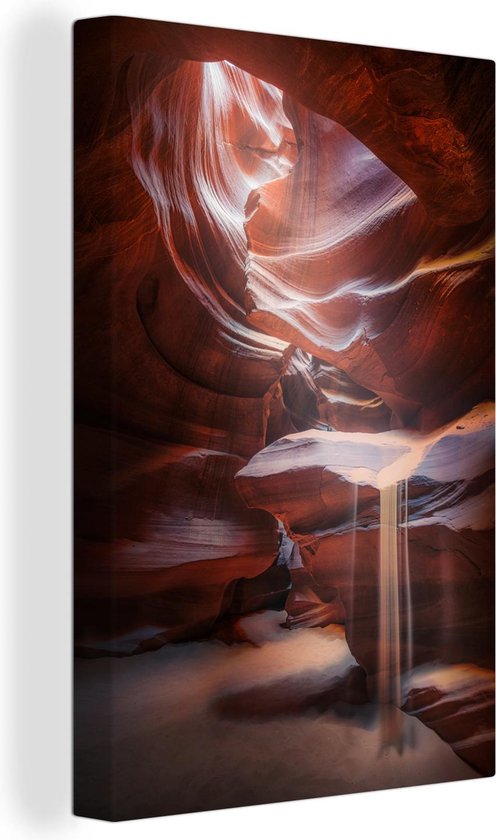 Canvas Schilderij Zand in de Grand Canyon - 20x30 cm - Wanddecoratie