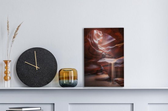 Canvas Schilderij Zand in de Grand Canyon - 20x30 cm - Wanddecoratie