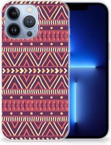 Telefoonhoesje Apple iPhone 13 Pro Leuk TPU Backcase Aztec Purple