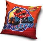 kussen vroom jongens 40 cm polyester rood