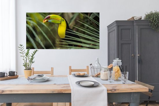 Poster Toucan - Feuilles - Branche - 150x75 cm