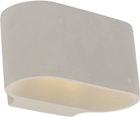 QAZQA arles - Landelijke Wandlamp voor binnen - 1 lichts - D 100 mm - Naturel - Woonkamer | Slaapkamer | Keuken