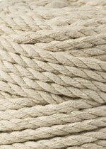 Bobbiny Macrame Triple Twist 5 mm - Beige