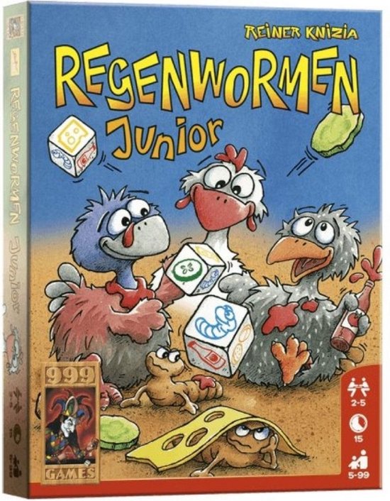 Thumbnail van een extra afbeelding van het spel Spellenbundel - 2 Stuks - Regenwormen Junior  & 30 seconds junior
