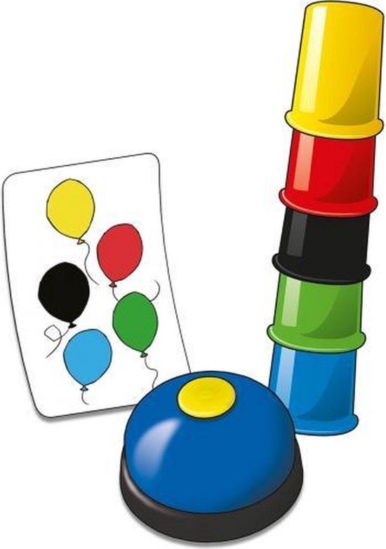 Thumbnail van een extra afbeelding van het spel Spellenbundel - 2 Stuks - Stapelgekke Speedcups - 6 spelers & Who's the Dude?