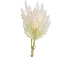 Non-branded Decoratietak Astilbe Led 25,4 Cm Zeide Crème