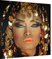 Arabische prinses - Foto op Dibond - 80 x 80 cm