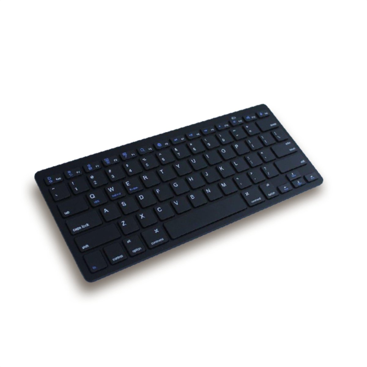 ErgoSupply Compact - Ergonomisch Draadloos Toetsenbord - Bluetooth 5.0 - Computer Keyboard - QWERTY - Zwart