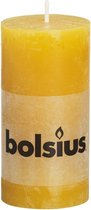 Bolsius kaars 100/50 Rustiek Oker geel