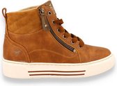 MUSTANG  dames sneaker hoog COGNAC 39