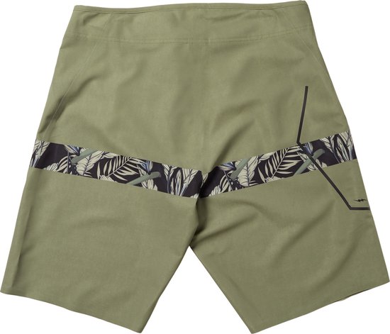 Short De Bain Boardshort Greenlines Guethary – Vert – Taille 30 Homme – Neuf Avec étiquettes