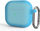 By Qubix AirPods 3 hoesje - TPU - Slim fit series - Blauw transparant