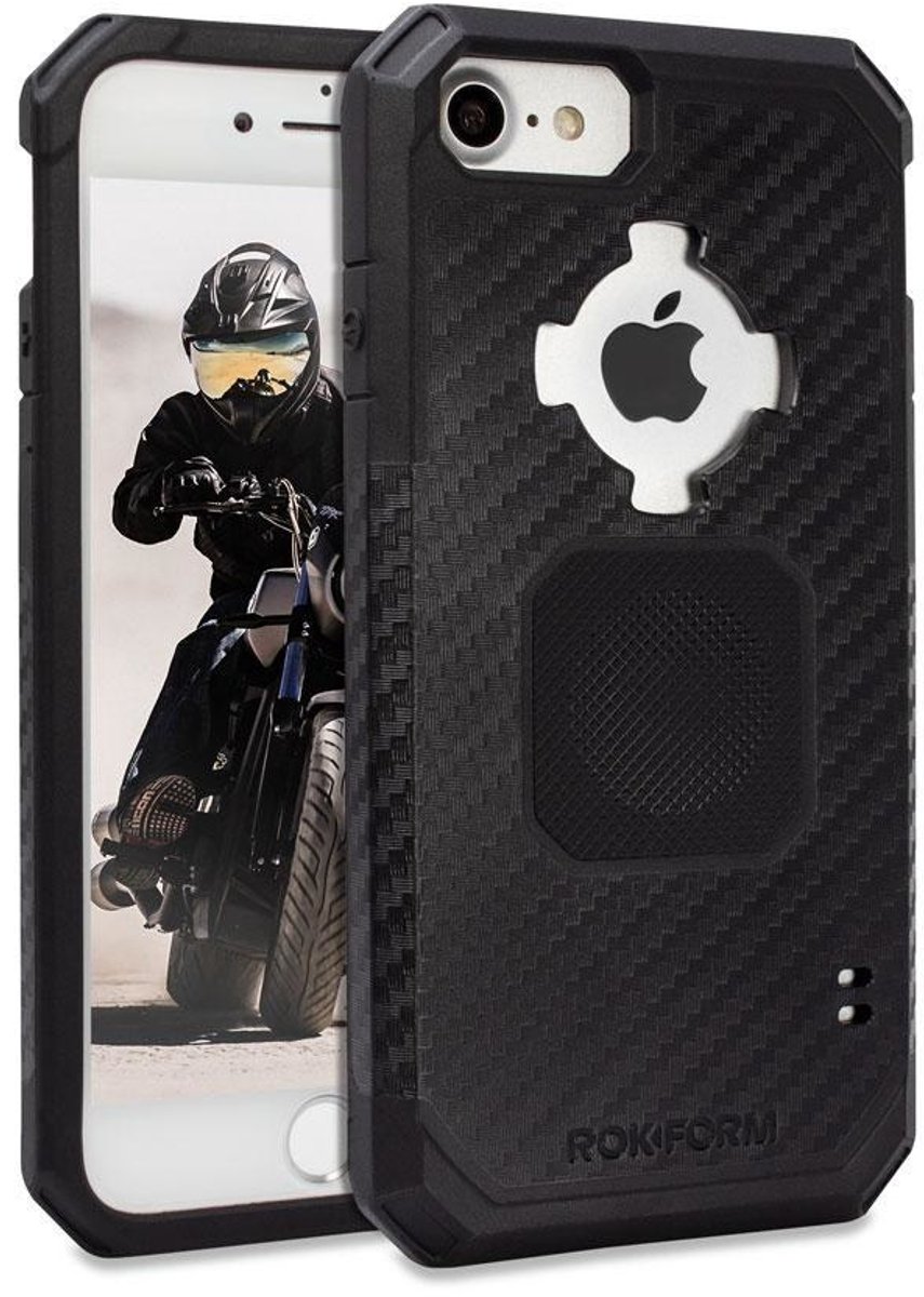 Rokform Rugged Black Telefoonhoesje - iPhone 6/7/8 - Zwart