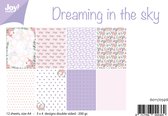 Joy!Crafts Papierset - A4 - 3x4 tweezijdige designs - Dreaming in the sky
