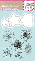 Bloemen  - Transparante Stempel en Die-cut Stencil