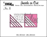 Crealies Inside or Out cutting die no.8 corners C