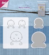 Joy!Crafts Stencil - Snij- embosstencil - & stempel Mery's Babies