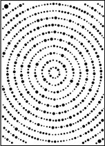 Carabelle embossing folder 10,8x14,6cm grands cercles