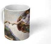 Mok - De schepping van Adam - Michelangelo - 350 ML - Beker