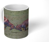 Mok - Geiten - Spelen - Gras - 350 ML - Beker