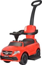 Eco Toys Mercedes 3 in 1 Loopauto - Rood - met duwstang