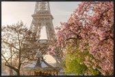 JUNIQE - Poster in kunststof lijst Cherry Blossom -30x45 /Roze