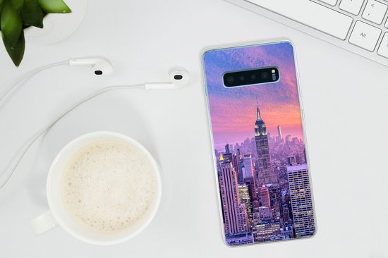 Coque Samsung Galaxy S10 Plus - New York - Couleurs - Skyline - Siliconen